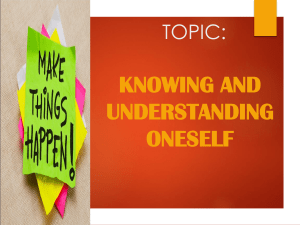 Knowing Yourself: Personal Development Presentation