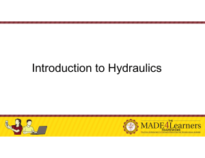 Introduction to Hydraulics Presentation