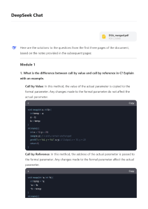 C Programming: Call by Value vs. Call by Reference