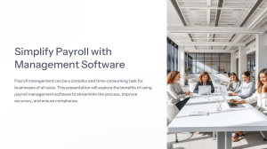 Payroll Management Software: Simplify Payroll Processing