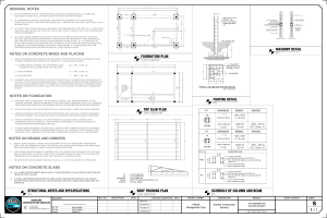 Structural Plan: AM Transmitter Station Project