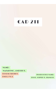 CAD 211 Course Material