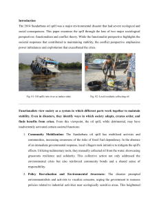 Sundarbans Oil Spill: Functionalism vs. Conflict Theory