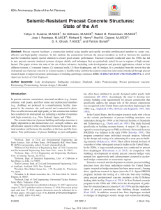 Seismic-Resistant Precast Concrete: State-of-the-Art Review
