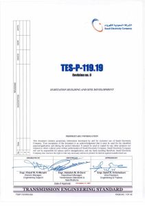 Substation Building Design Standard TES-P-119.19