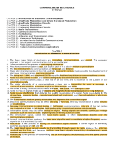 Communications Electronics Textbook: AM, FM, and More