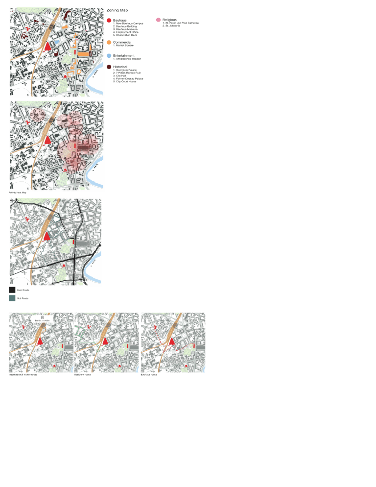 Dessau Zoning Map: Bauhaus & Historical Sites
