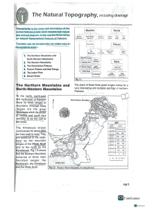 Pakistan's Natural Topography: Mountains, Plains, Deserts