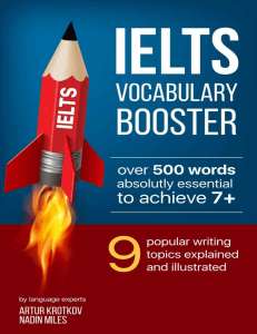 IELTS Vocabulary Booster: Essential Words for Writing Task