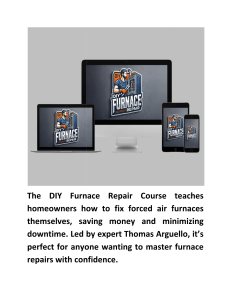 DIY Furnace Repair Course: Save Money & Stay Warm