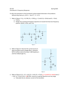 EE Circuits: Frequency Response Homework