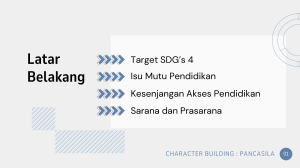 Kualitas Pendidikan & Pancasila: Tujuan SDG 4 Indonesia