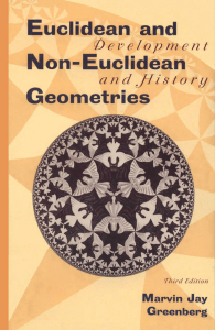 Euclidean and Non-Euclidean Geometries Textbook