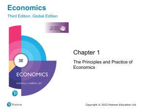 Economics: Principles and Practice - Chapter 1