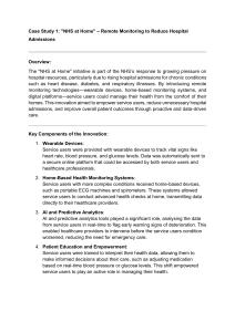 NHS at Home: Remote Monitoring Case Study