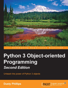 Python 3 Object-Oriented Programming