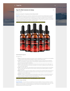 Mastering Your Sugar Six: A Comprehensive Guide
