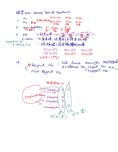 假设检验：Z 检验和 T 检验讲义