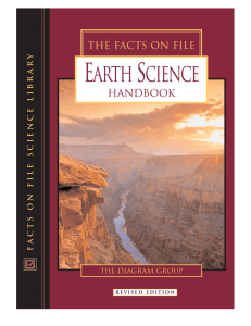 Earth Science Handbook: Glossary, Biographies, Chronology