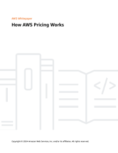 AWS Pricing: How It Works - Cost Optimization Strategies