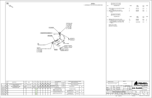 Dibujo Técnico: Sistema de Tuberías - Refinería Salina Cruz