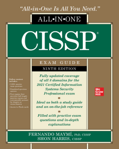 CISSP Exam Guide, Ninth Edition