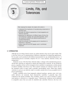 Limits, Fits, and Tolerances in Engineering Manufacturing