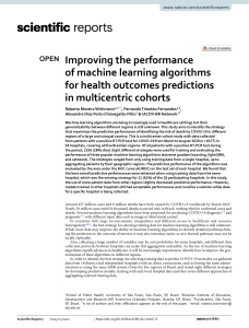 ML for Health Outcomes: COVID-19 Prediction in Brazil