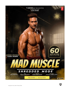 Nutrition & Workout Plan: Mad Muscle Shredded Mode