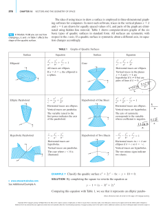 Vectors & Quadric Surfaces: College Math Textbook Excerpt