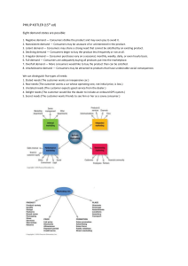 Marketing Concepts: Demand, Value, and Consumer Behavior