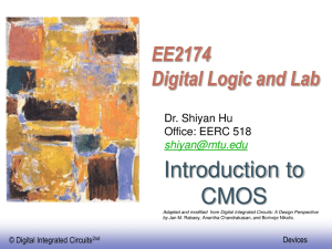 Introduction to CMOS Digital Logic Presentation