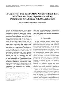 Dual-Band CMOS LNA Design for WLAN: Noise & Impedance Matching