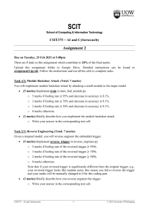 AI Cybersecurity Assignment: Backdoor, Reverse Engineering, Adaptive Attack