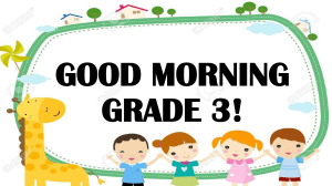 Basic Needs of Humans, Plants, Animals - Grade 3