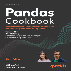 Pandas Cookbook: Recipes for Data Analysis with Python