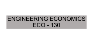 Engineering Economics: Principles & Decision Making