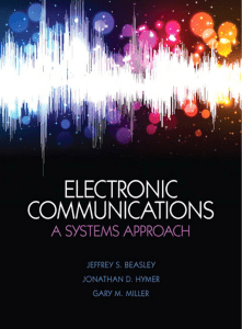 Electronic Communications: A Systems Approach Textbook