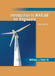 MATLAB for Engineers: Introduction & Programming