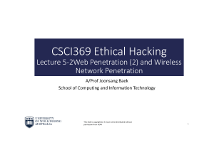 Web & Wireless Network Penetration Testing: Ethical Hacking