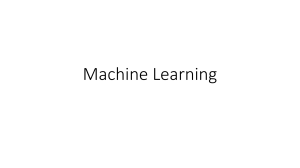 Machine Learning Fundamentals: Algorithms & Data