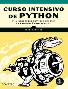 Curso Intensivo de Python: Livro de Curso Prático de Programação