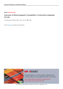 Automotive IC EMC: Standards & Testing Overview