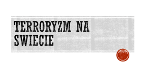 Terroryzm: Rodzaje, ataki i organizacje