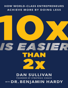 10x Is Easier Than 2x: Entrepreneurial Success