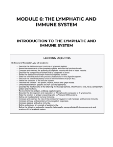 Lymphatic & Immune System: Anatomy, Function, Immunity