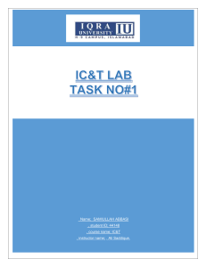 IC&T Lab Task: CMD Operations & Computer Basics