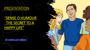 Sense of Humor: The Secret to a Happy Life