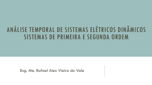 Sistemas Elétricos Dinâmicos: Análise Temporal e Ordem