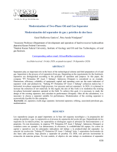 Modernizing Two-Phase Oil & Gas Separators